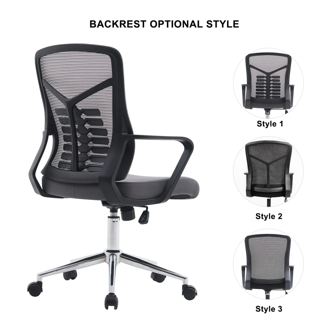 Office Furniture Comfortable Modern Computer Executive Adjustable Rolling Swivel Meeting Conference Chair Ergonomic Task Office Mesh Desk Chair