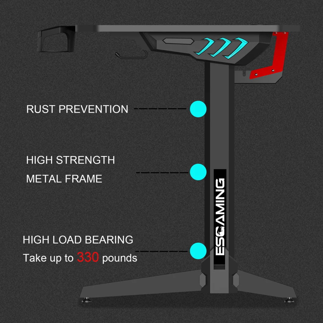 Free Sample Table Folding White L Shaped Portable Internet Cafe Glass Stand Foldable Gaming Top Set Wall Computer Desk for Home