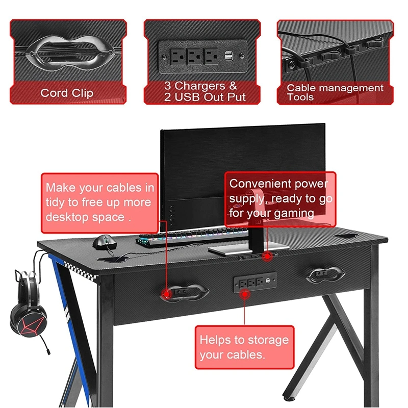 Home Office Desk Gaming Desk PC Living Room Furniture Gaming Table Computer Office Desk